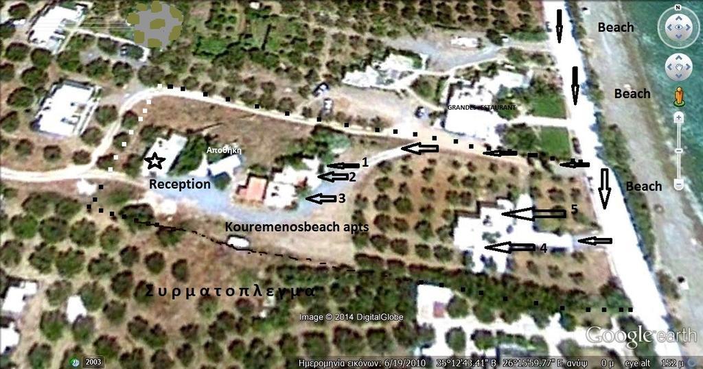 Kouremenos Beach Apartments باليكاسترون المظهر الخارجي الصورة