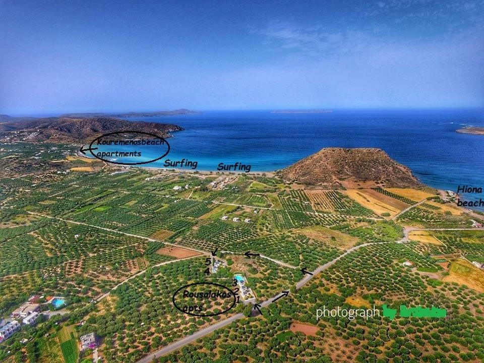 Kouremenos Beach Apartments باليكاسترون المظهر الخارجي الصورة